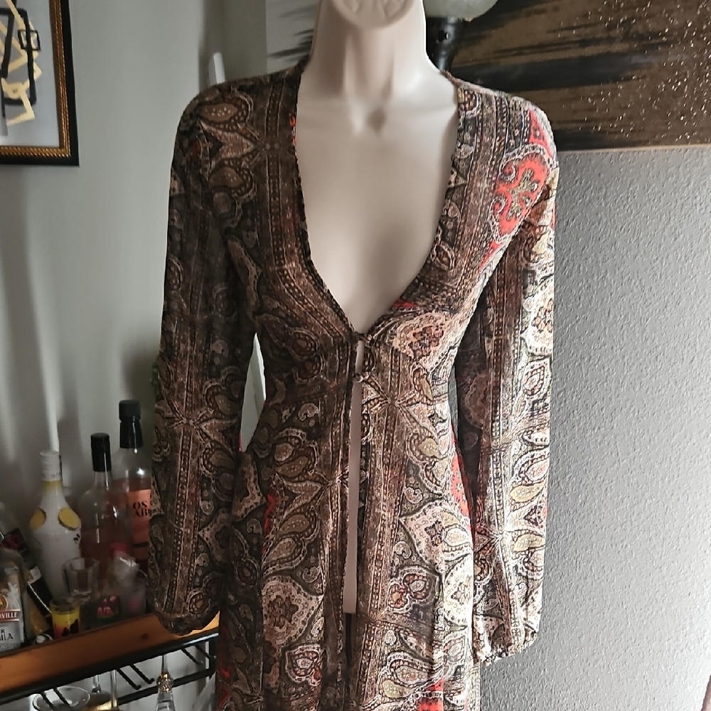 Express  Paisley Print Top Xs
